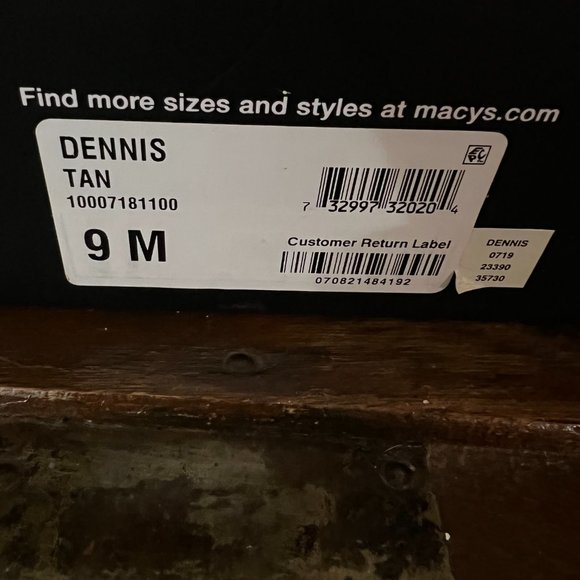 Alfani Men's tan suede boot - Picture 9 of 9